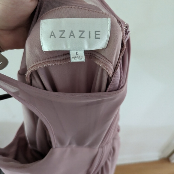 Mauve Azazie Bridesmaid's dress - Picture 2 of 4